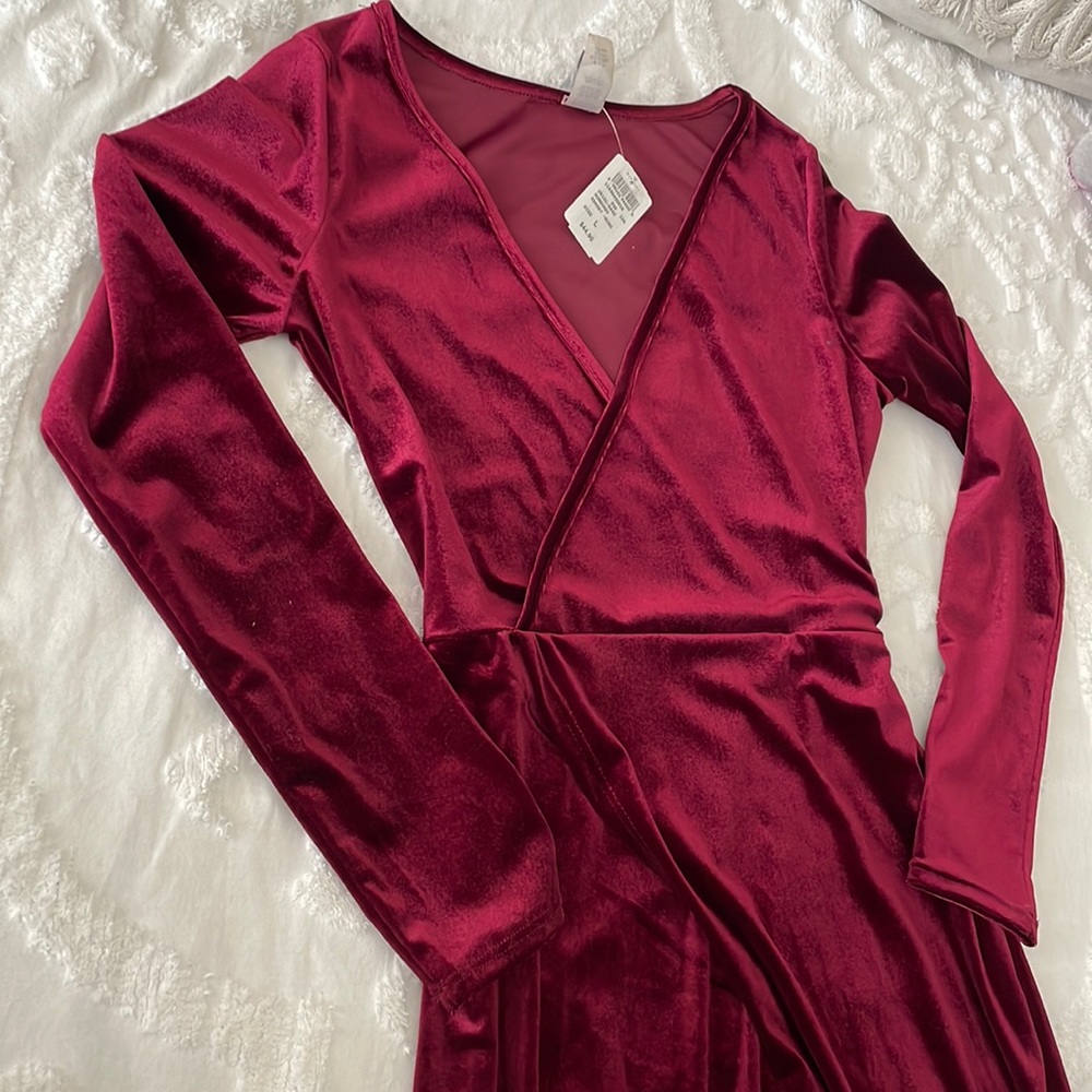 Suede dress